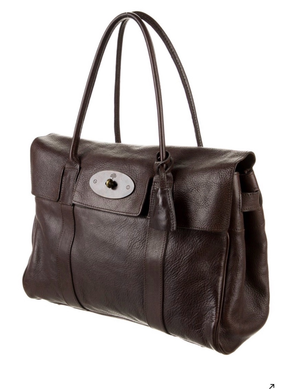 Mulberry leather tote bag - Picture 2 of 7